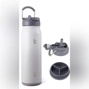 NIB 24oz gray Insulated Water Bottle